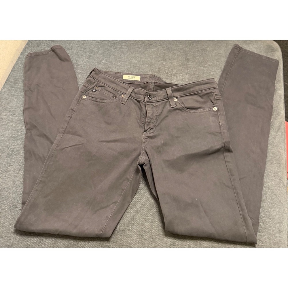 AG‎ Adriano Goldschmied The Stilt Cigarette Leg Jeans Grey Slim Fit Made in USA